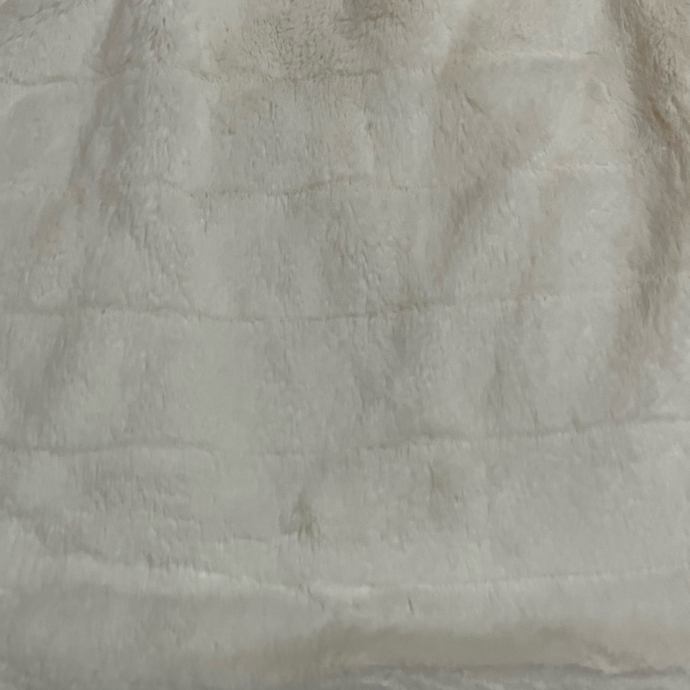 Little Lass•White Fur Butterfly Design Vest - Picture 10 of 11